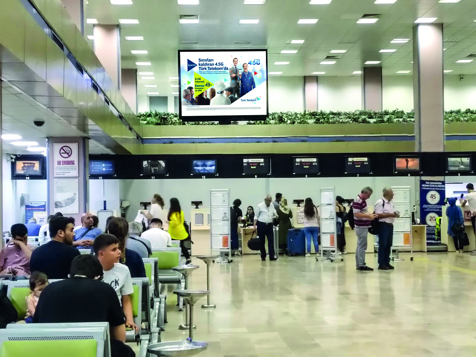 Giden Yolcu LED Ekran